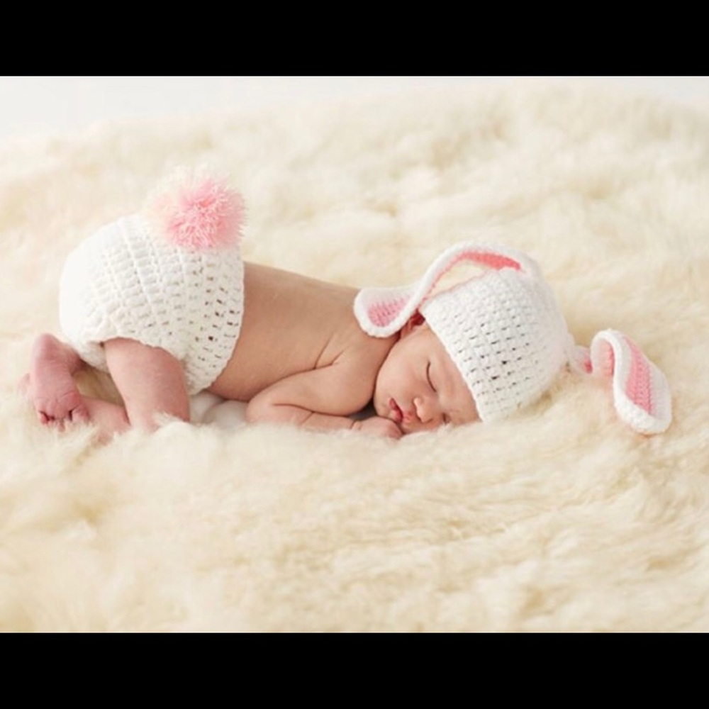 MudPie newborn bunny outfit